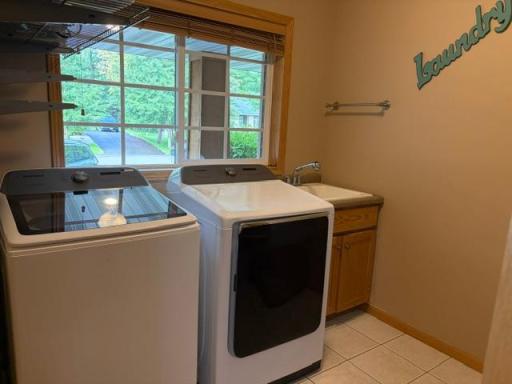 Main Floor Laundry with bright windows