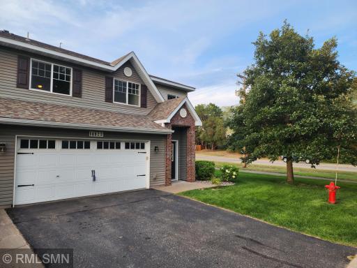 Double stall garage with garage door opener