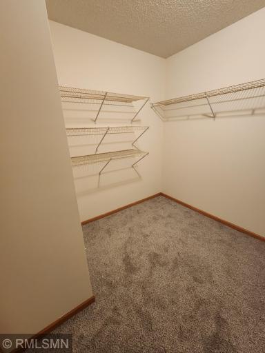 Master closet off master bath area