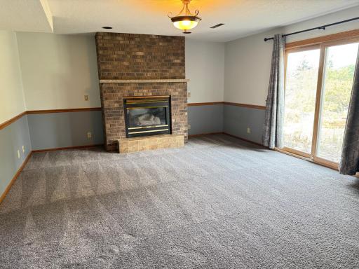 Gas fireplace in the Family room