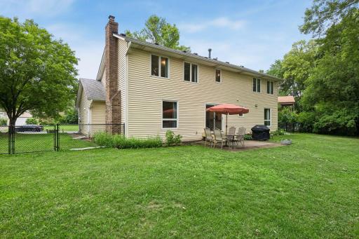 Back of house and patio