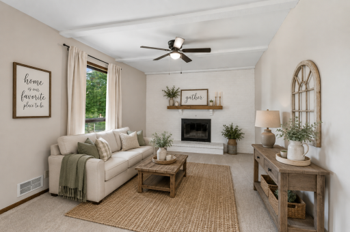 Family Room - virtually staged
