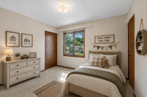 Bedroom #4 - Virtually staged
