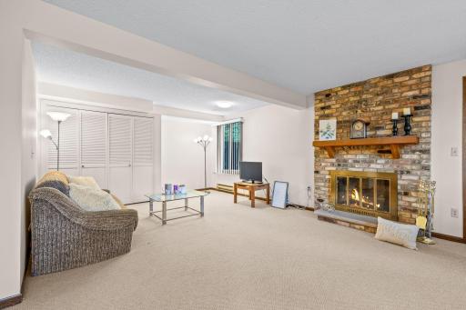 This living space is great for gathering together OR could be transformed into a 4th bedroom, if needed!