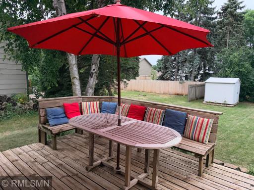 Deck off family room