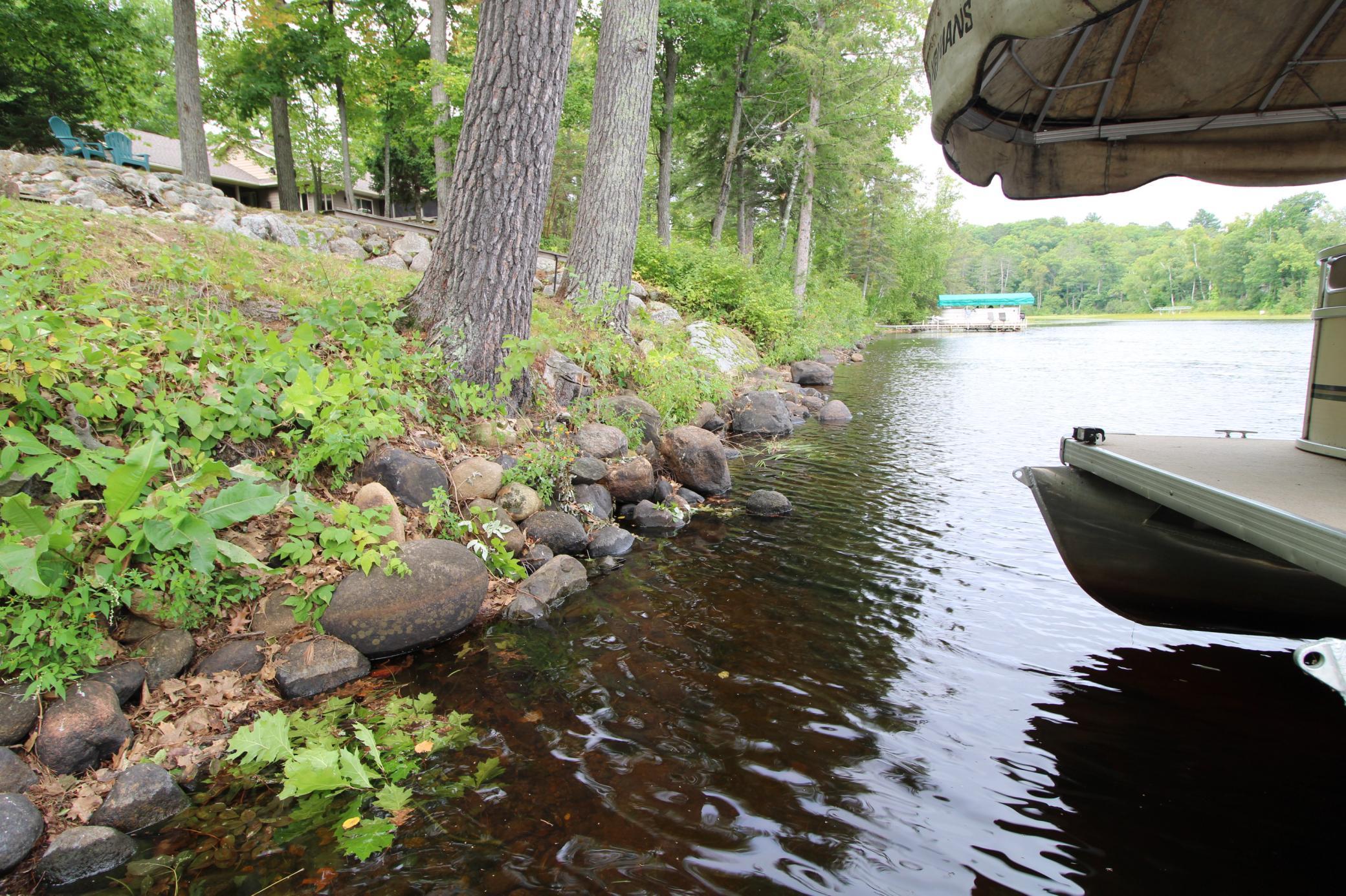 150 feet of hard shoreline and privacy
