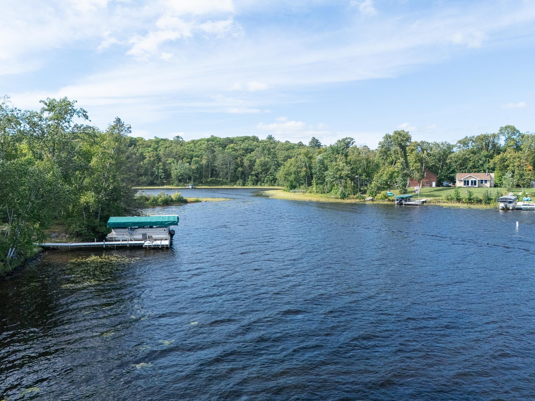 Looking at property and dock