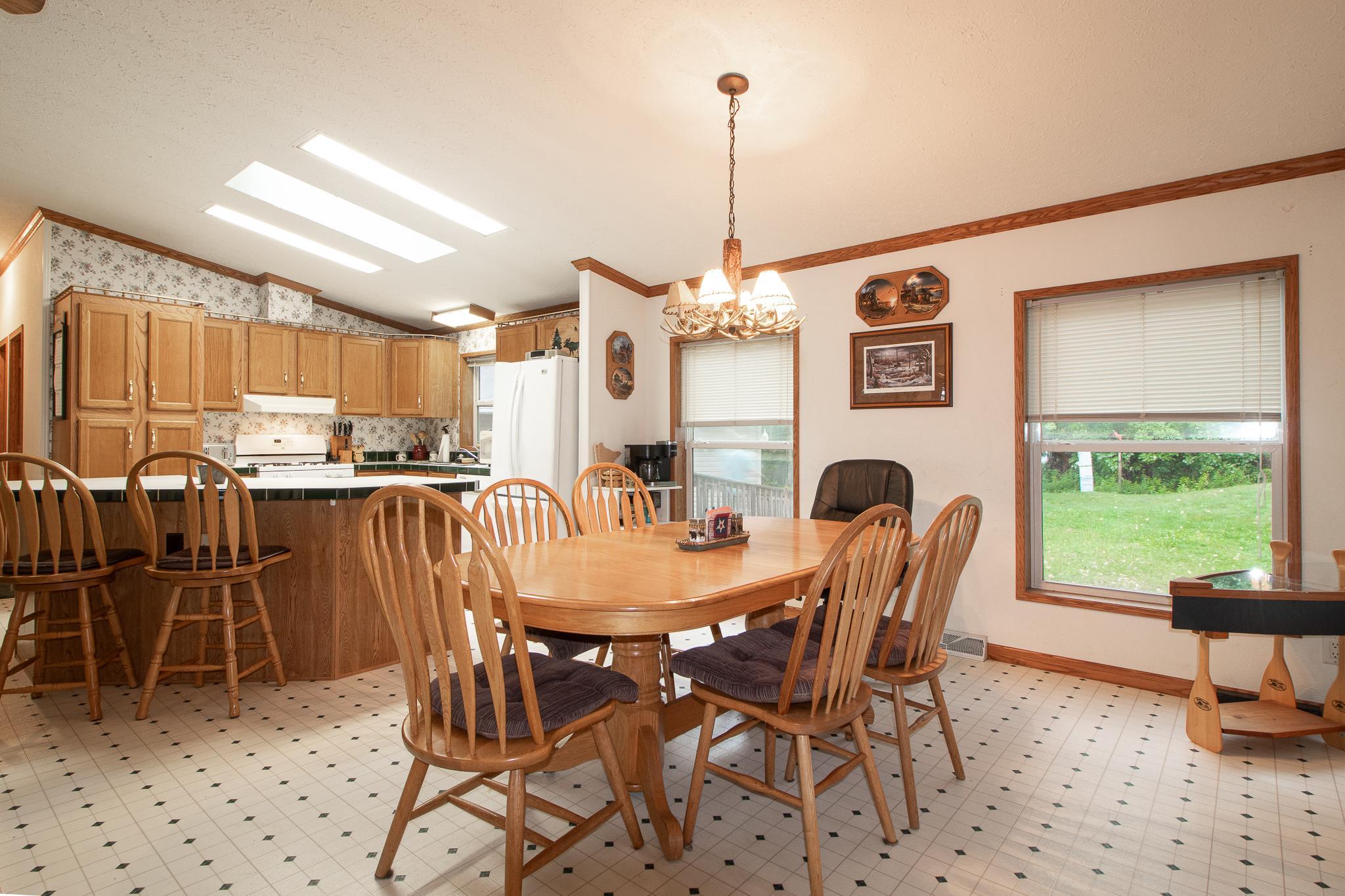 Large dining area