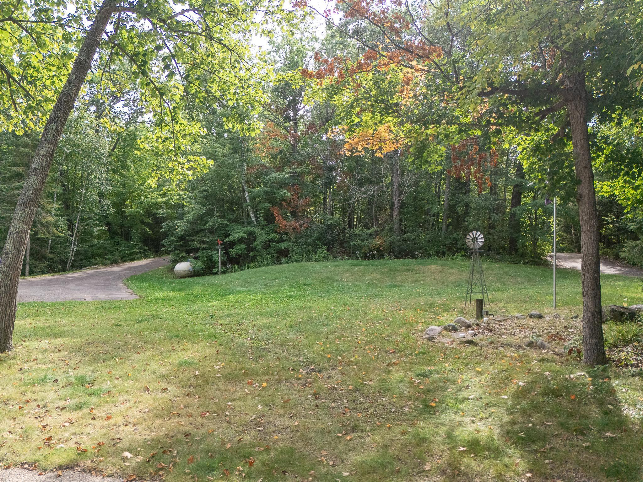 Drive in to level backyard