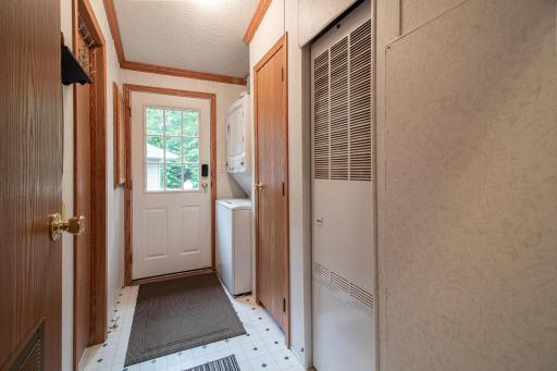 Back entry from ramp in to mud room and laundry