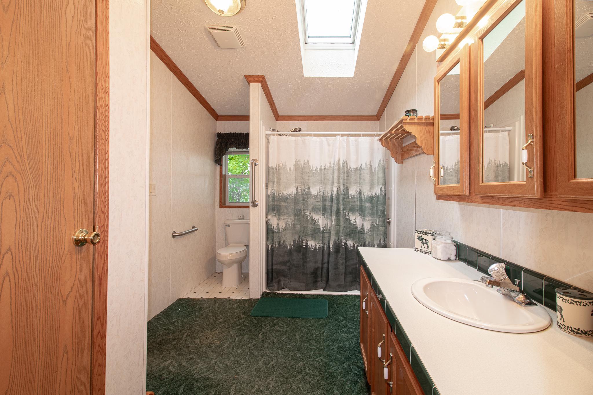 Primary Bath with walk-in shower