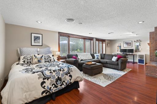 Versatile lower level space. 3rd bedroom, family room, home office, or all 3!