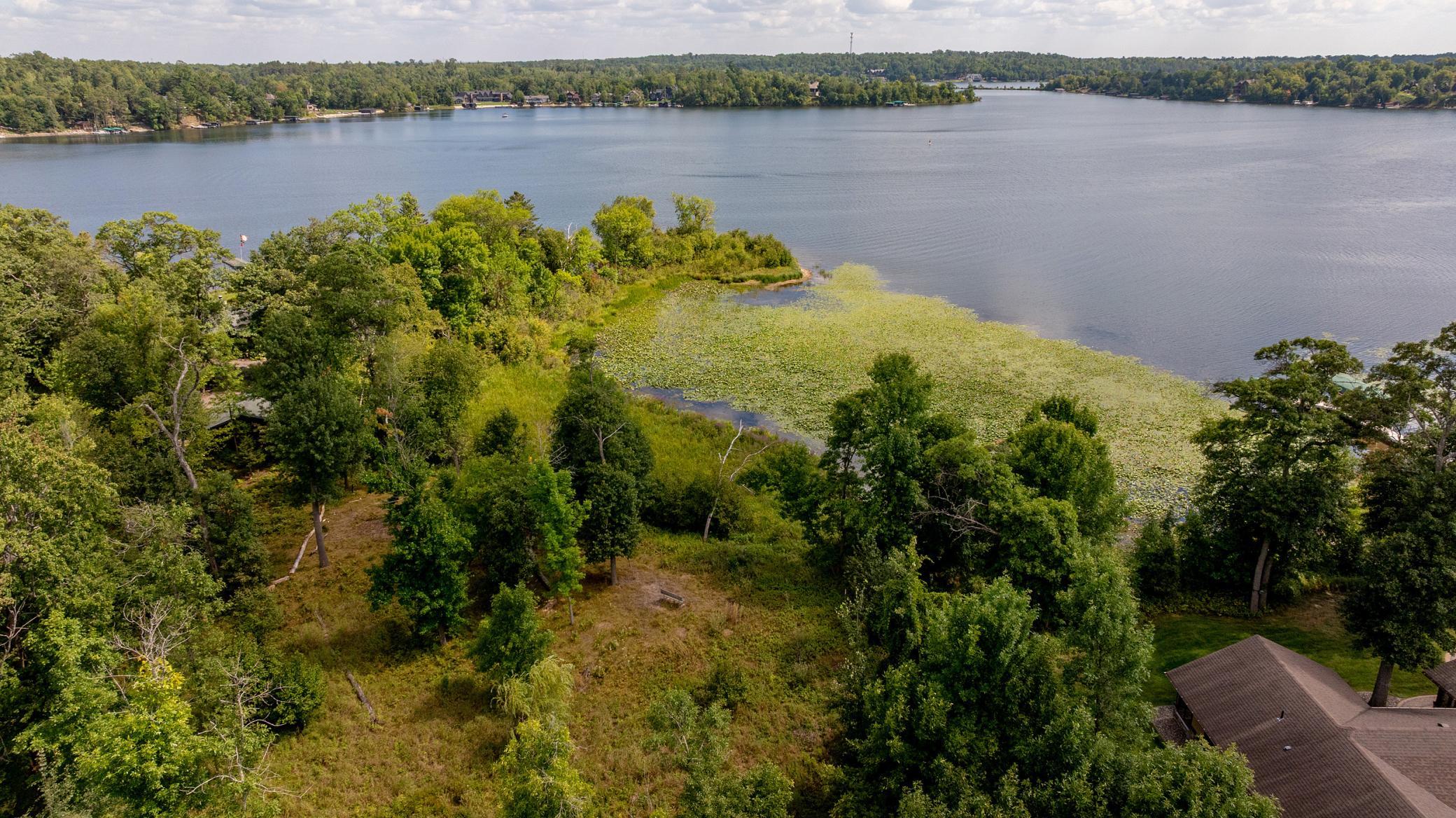 Aerial view of iconic Gull Lake
