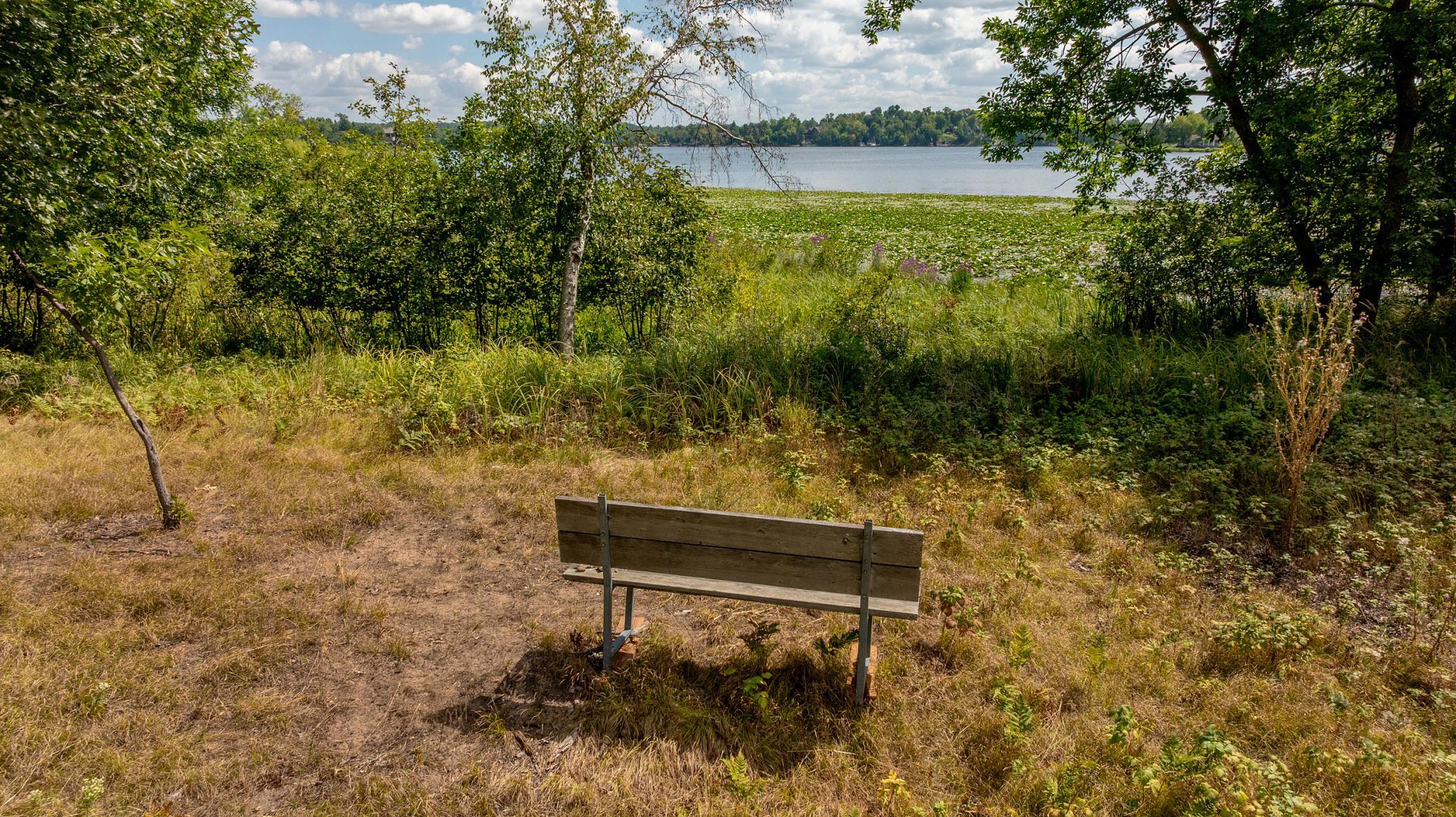 Wooded building site overlooking Gull Lake