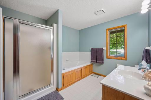 Shared access to hallway but lockable from the owner's suite