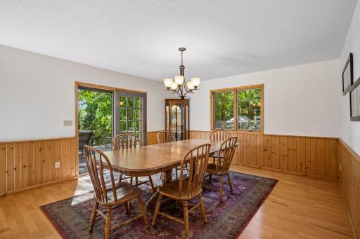 Expansive dining area opens on to the spacious deck