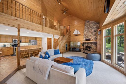 Delightful open layout is simple and welcoming