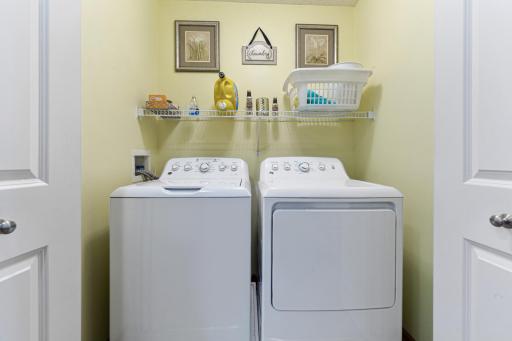 Upper level laundry. W/D approx 4 years old
