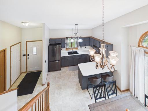 View of Kitchen from Living Room