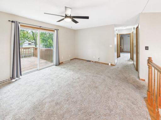 Living Room with Deck