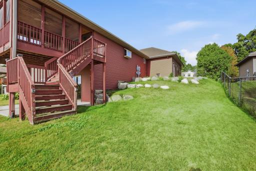 Great landscaping throughout the property. This space could work great for playsets, kennels, etc.