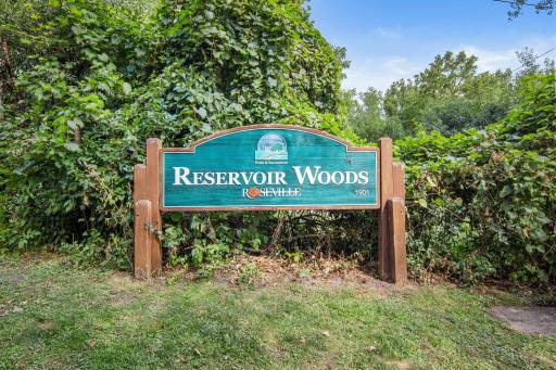 Home is 3 blocks away from Reservoir Woods Park