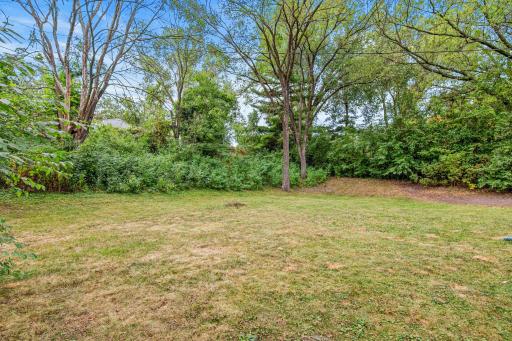 Yard is fully fenced