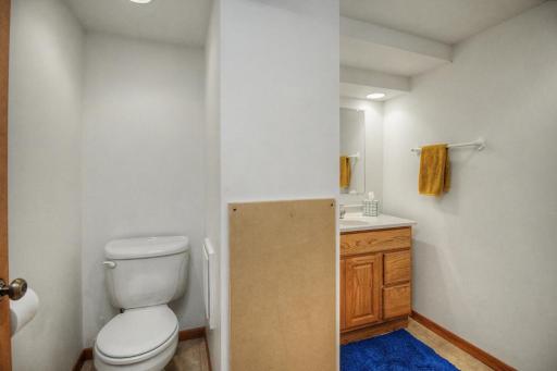 Basement Half Bath that could be expanded