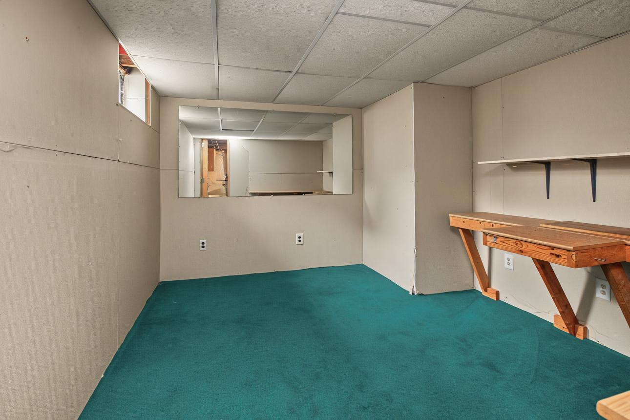 Basement finished studio/office