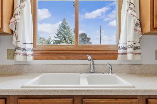 Notice the Switches to the Left and Right of the Window for Back Yard Lights and Over-Cabinet Ambient Lighting.