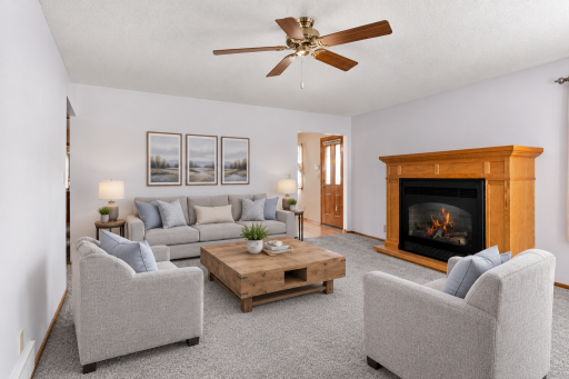 Virtually Staged - Step Inside onto NEW CARPET. This 1965 Custom Built Home was Substantially Updated in the Early 2000s, Beginning with New Windows (2003) and Insulation Blown into the Exterior Walls and Attic to Help with Heating and Cooling Costs.