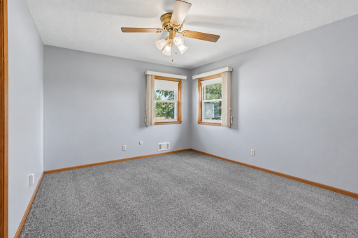 **NEW CARPET OCTOBER 8TH** Bedroom 3 is 13x11 ft with Corner Windows, the Left One Looking North and the Right One Looking East to the Back Yard.