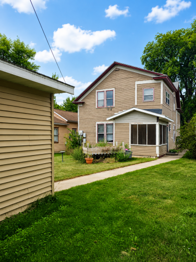 Exterior Back and Garage