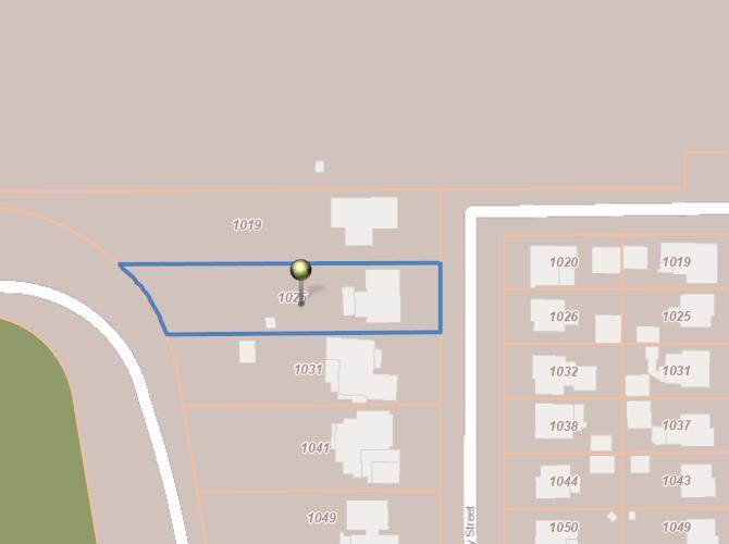 Lot lines from county website