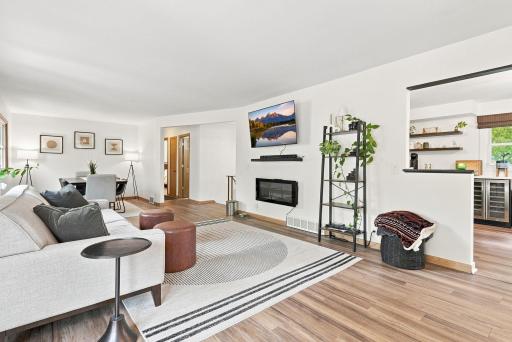 The clean, contemporary design creates a fresh, open, stylish, and functional space. Offering plenty of flexibility for furniture placement.