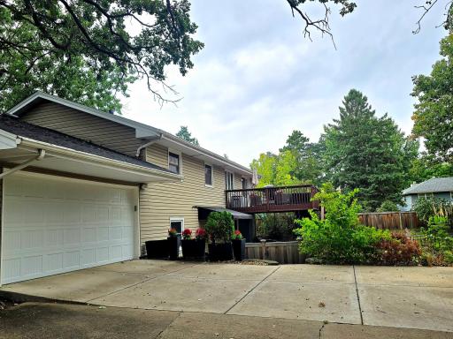 HEATED 2-Car Garage with concrete driveway