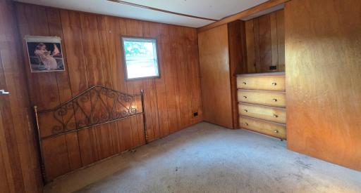 Bedroom in trailer