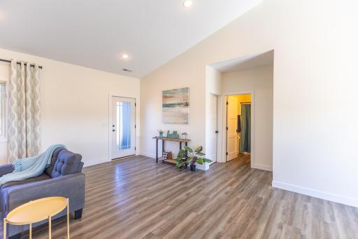 Open floor plan connects the main living areas while maintaining plenty of usable space.