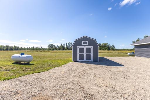 12x30 Old Hickory storage building adds even more usable storage to the property.