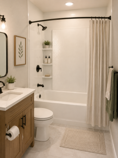 Virtually Renovated Bathroom #2