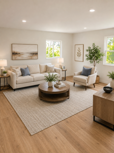 Virtually Renovated Living Room