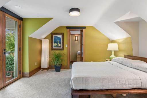 Each bedroom has flex spaces attached to use as you need/want. This room has a walk in closet plus office area