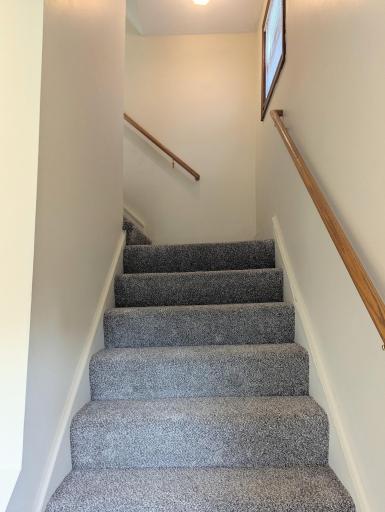 All three bedrooms are located upstairs.