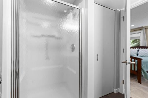 3/4 bathroom in the lower level