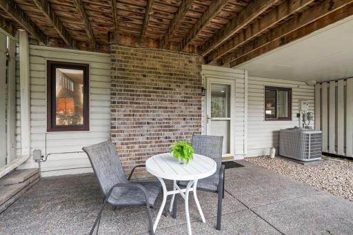 Lower level patio