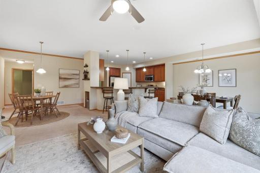 Living Area with More Eating Space