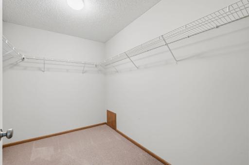 Ample Primary Walk In Closet