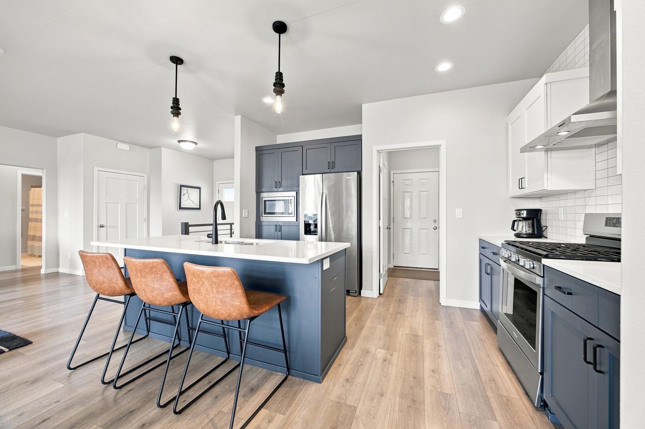 kitchen towards mudroom