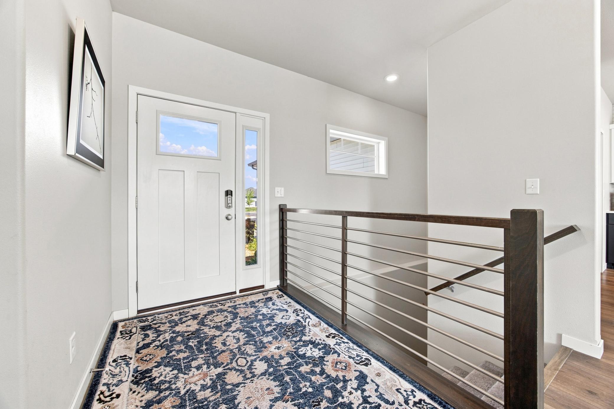 foyer - open railing