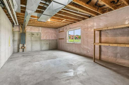Storage area galore! Could be used for storage or finished off for what you want to do. Such as a bedroom and a bathroom or a workout room!